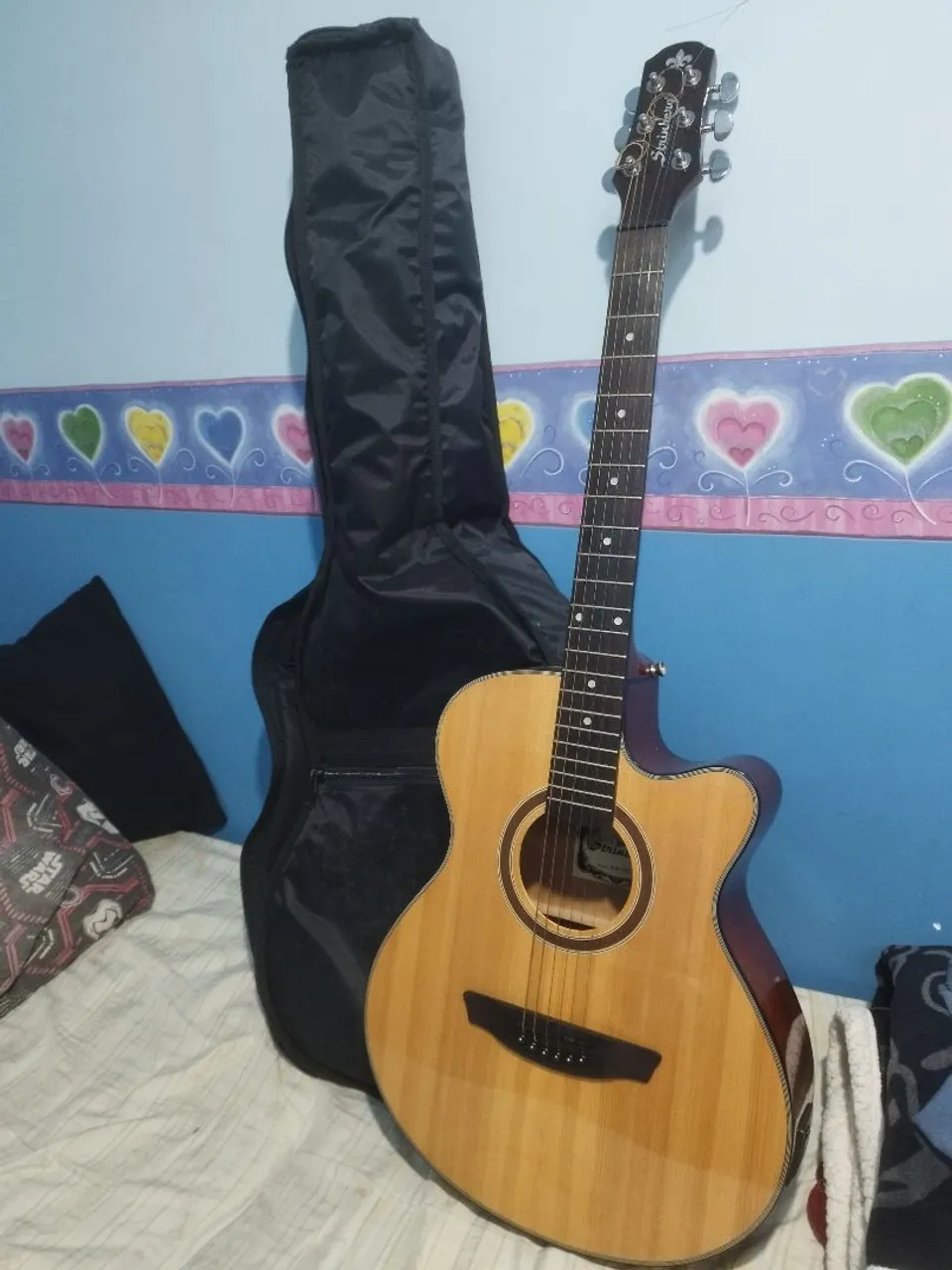 Violão Strinberg Elétrico AW50c com Case