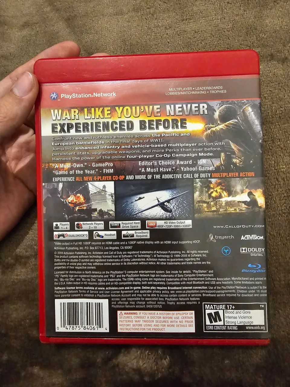 Call Of Duty: World at War - PS3 - Foto 2