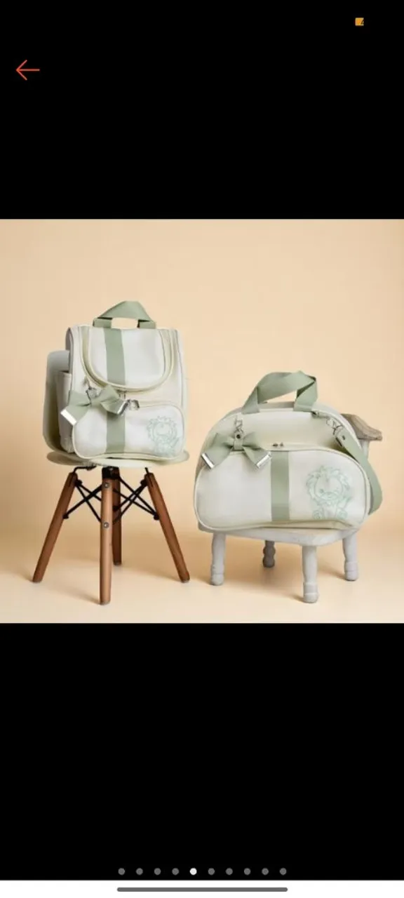 Kit Mala e Mochila de Bebê Luxo