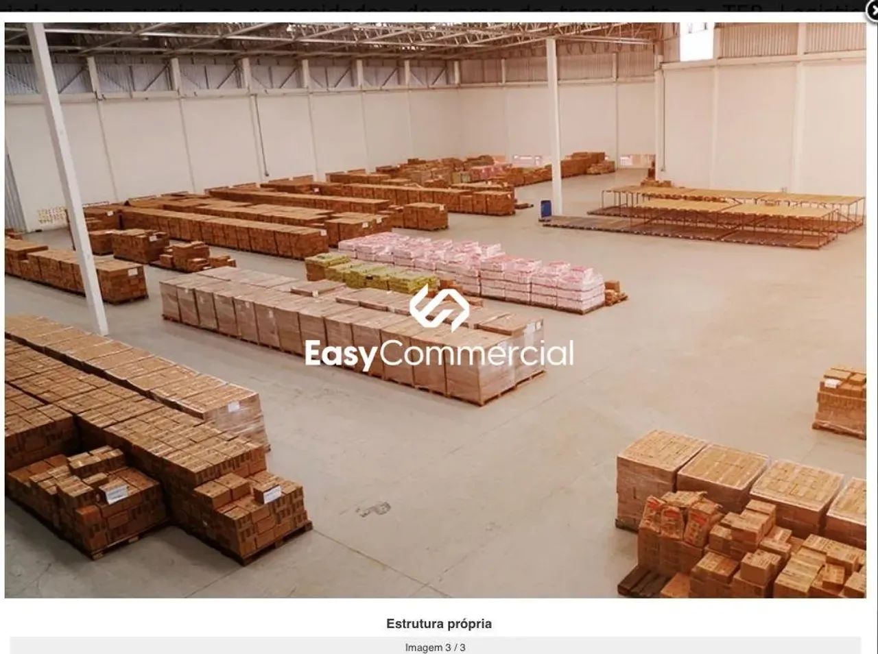 Galpão de 4.690m² com 8 docas em Gaspar - SC