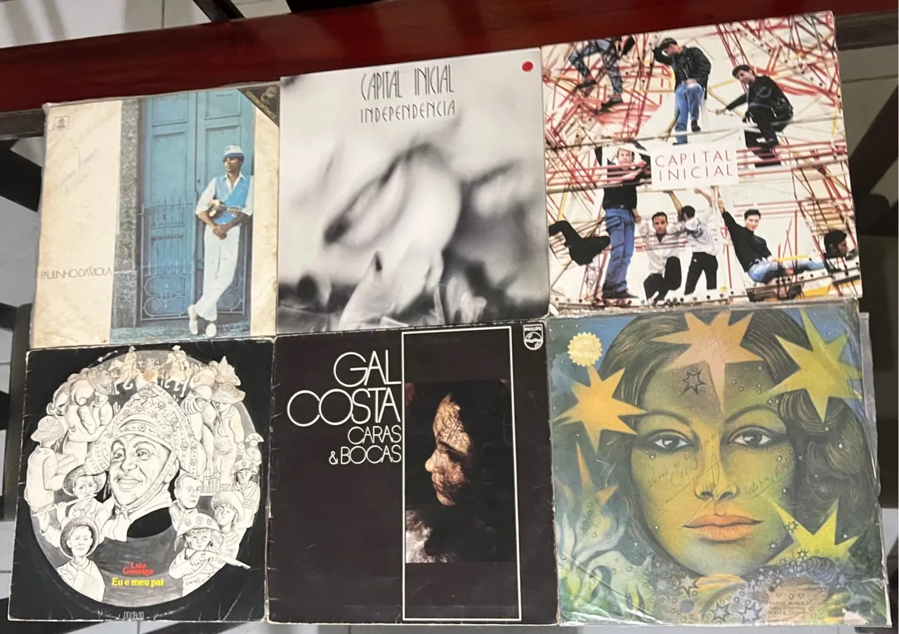 Discos de vinil (LPs) variados