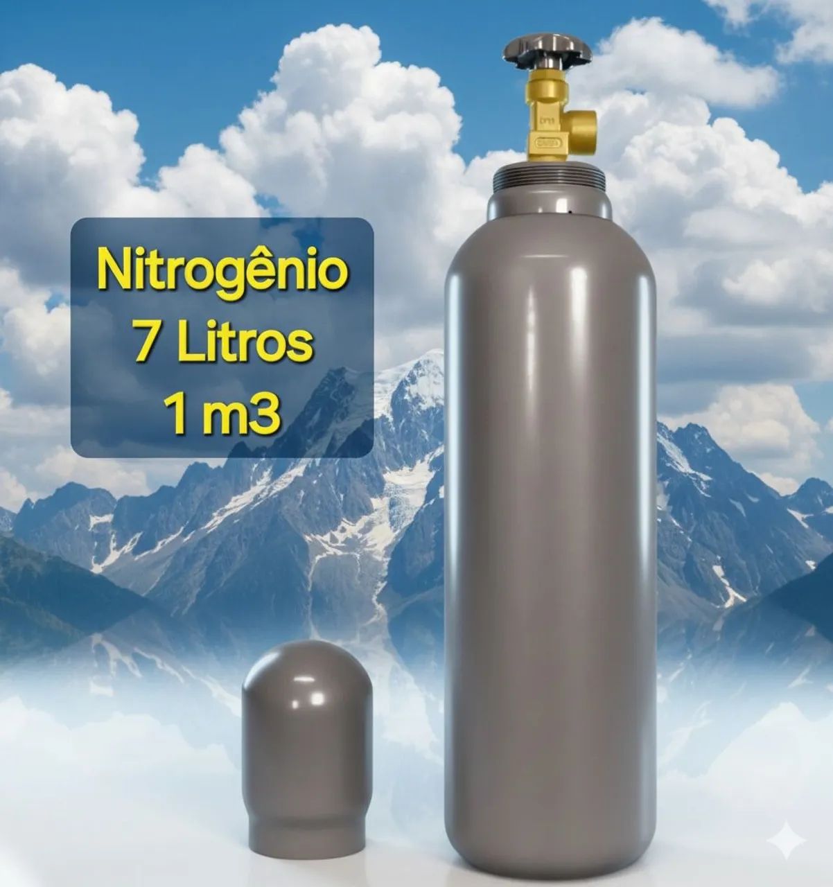 Cilindros Nitrogênio, Argônio e Mistura MIG - Foto 5