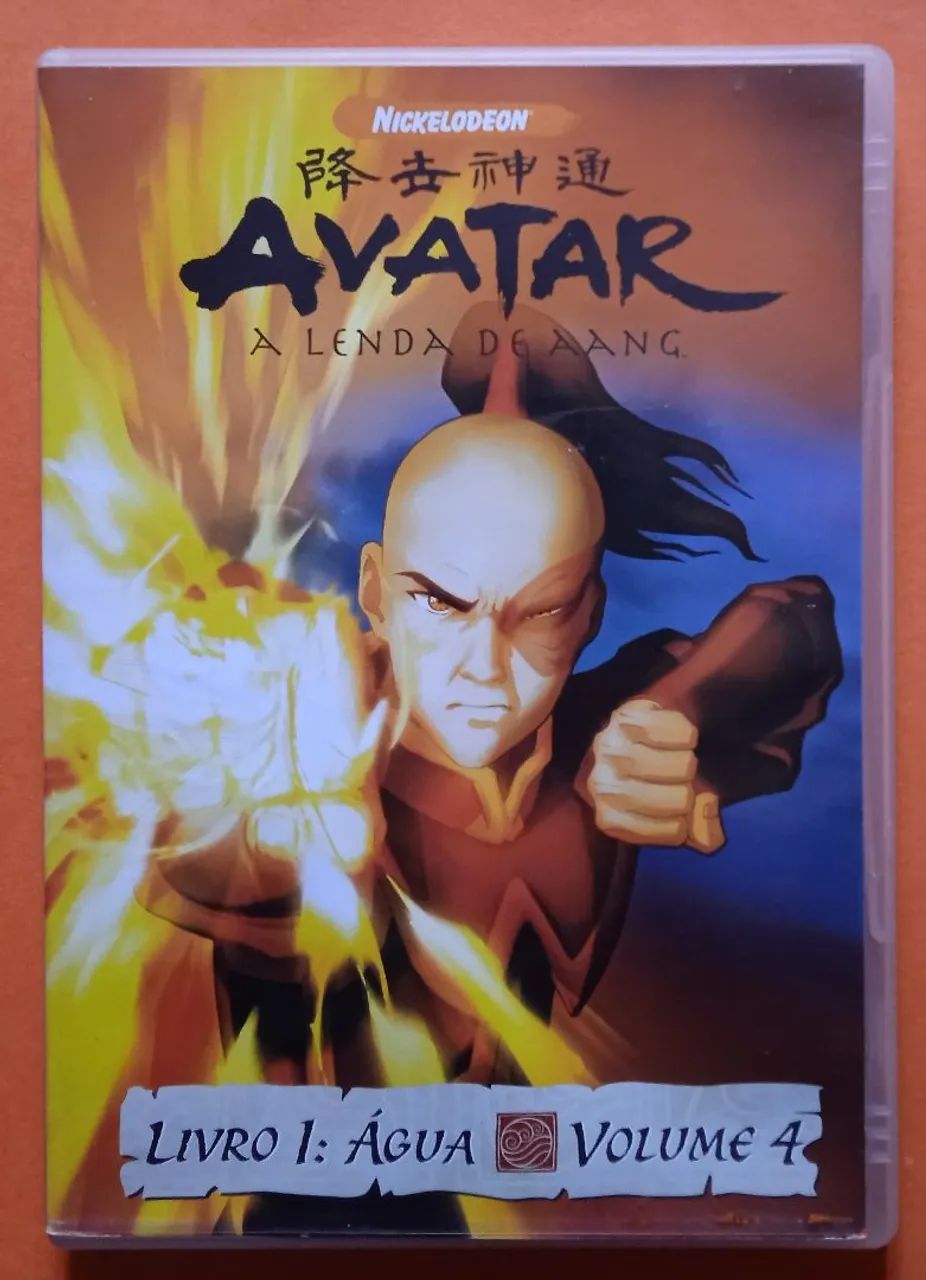 Dvd Avatar: A Lenda de Aang - Livro 1: Água - Volume 4 - Hobbies e