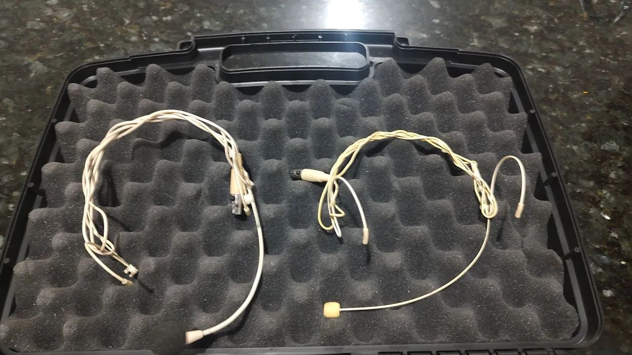 Kit Microfone Sem Fio Auricular - Foto 2