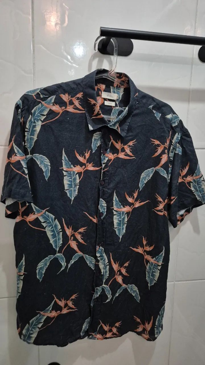 Camisa de Linho Foxton - M