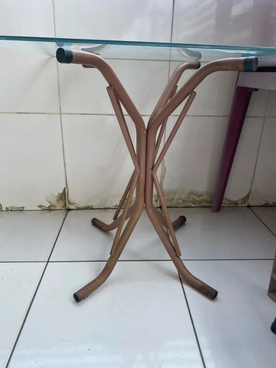 Vendo mesa de vidro - Foto 2