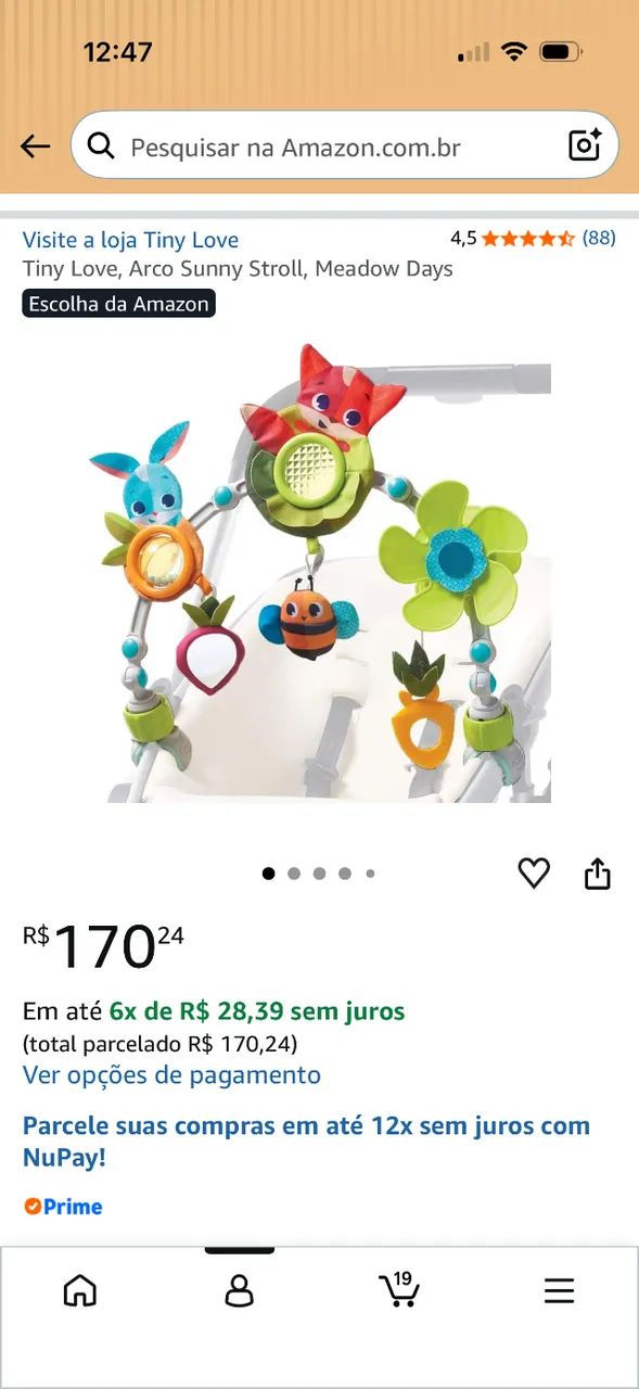 Móbile- Arco para bebê NOVO! - Foto 4