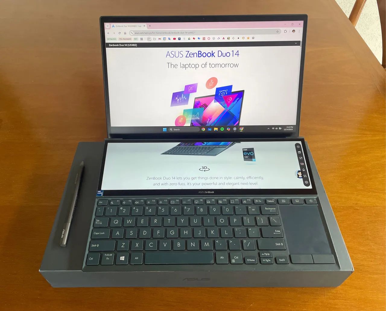 Notebook Asus Zenbook Duo UX482 | Intel Core i7, GeForce MX450, 16GB RAM, 1TB SSD - Foto 4