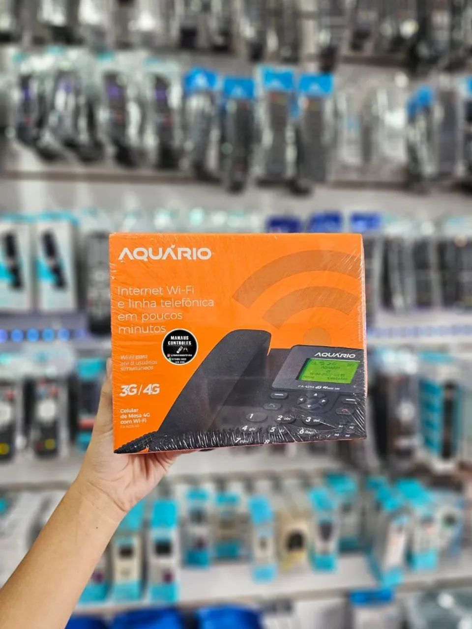 Telefone rural 4g aquário 