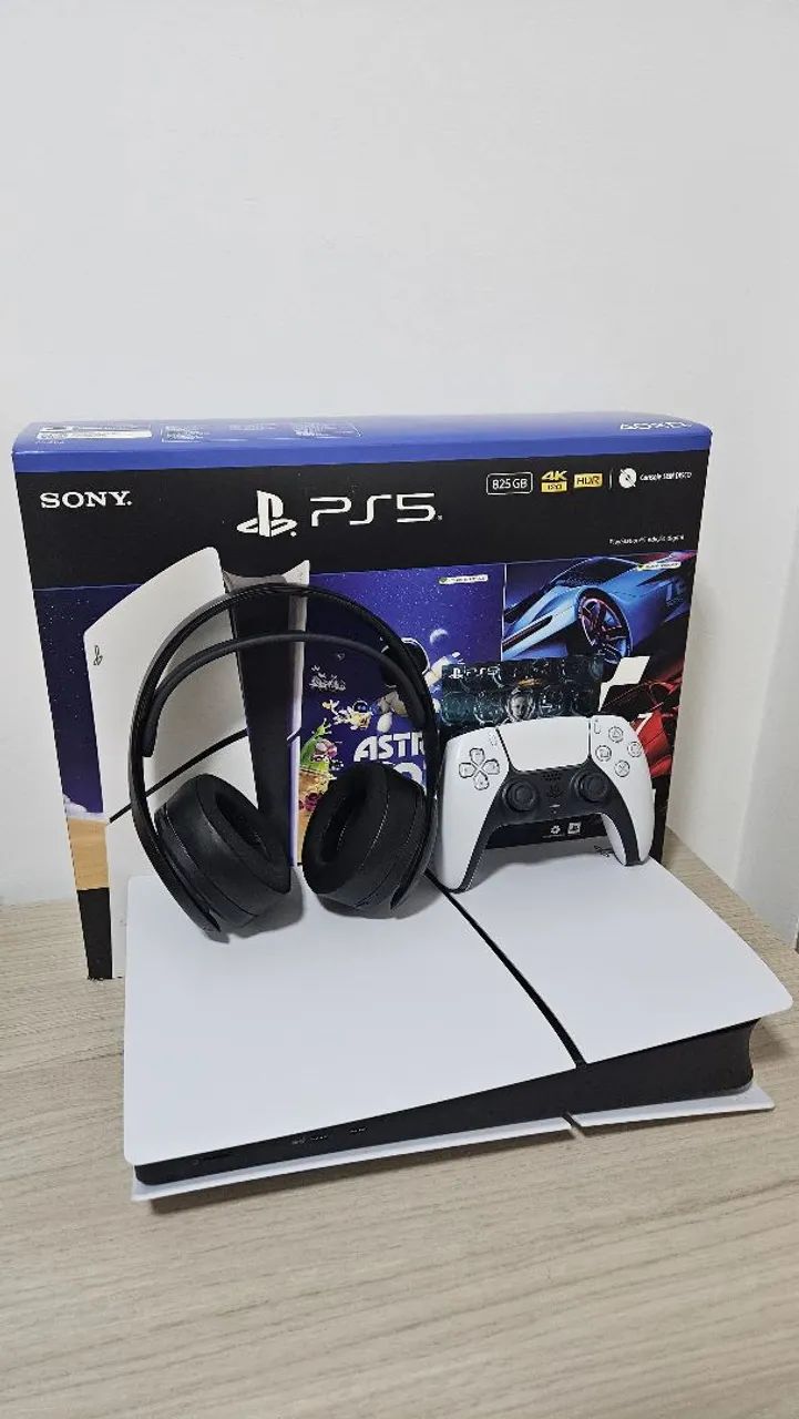 VENDO PS5 SLIM ORIGINAL COMPLETO COM JOGO 