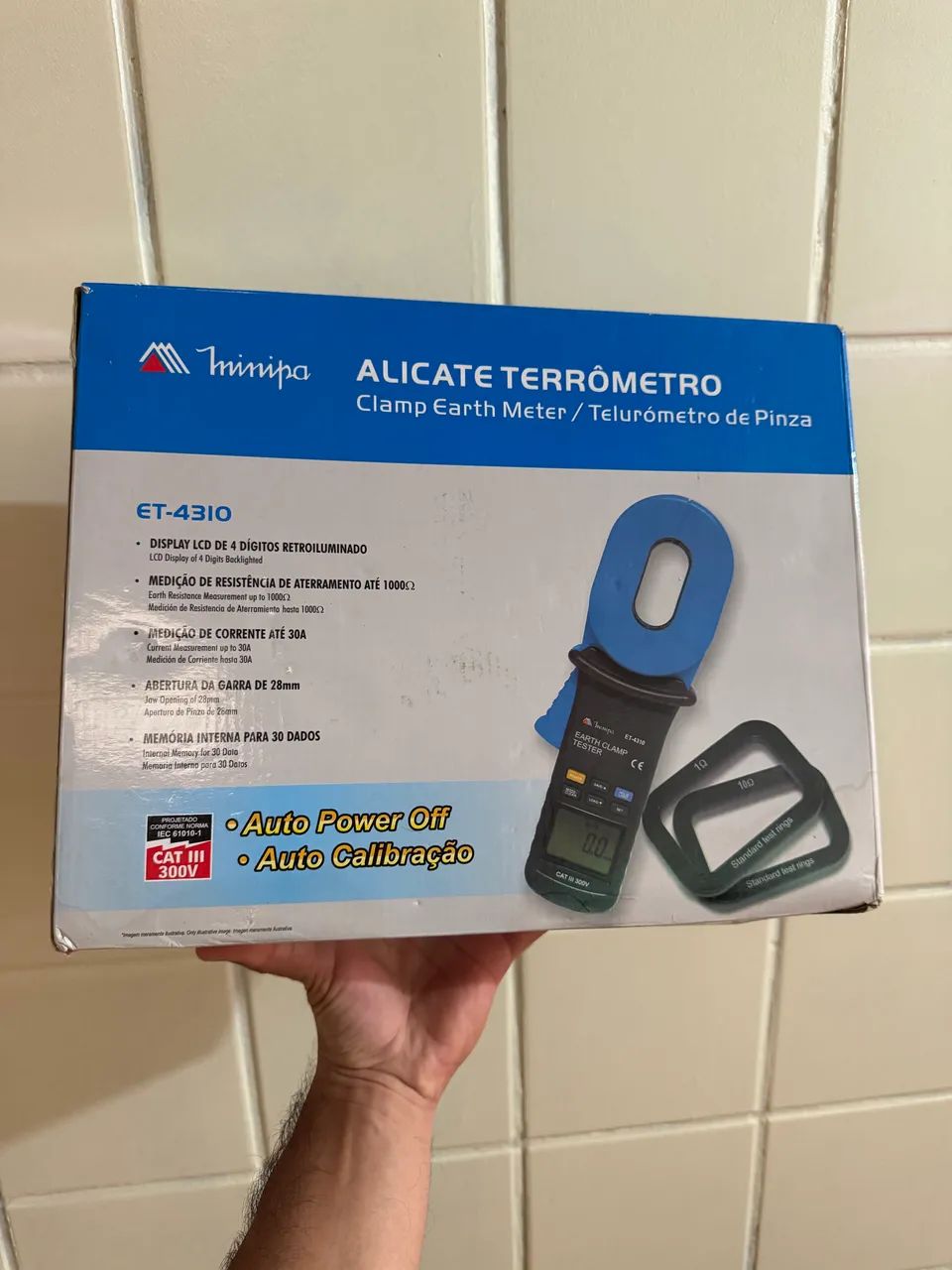 Alicate Terrômetro Minipa