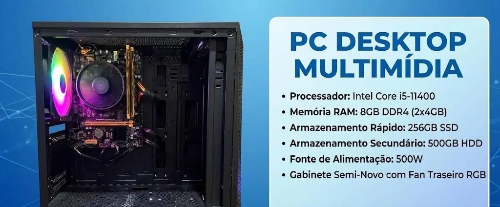 pc pra uso diário e pra alguns jogos  - Foto 4