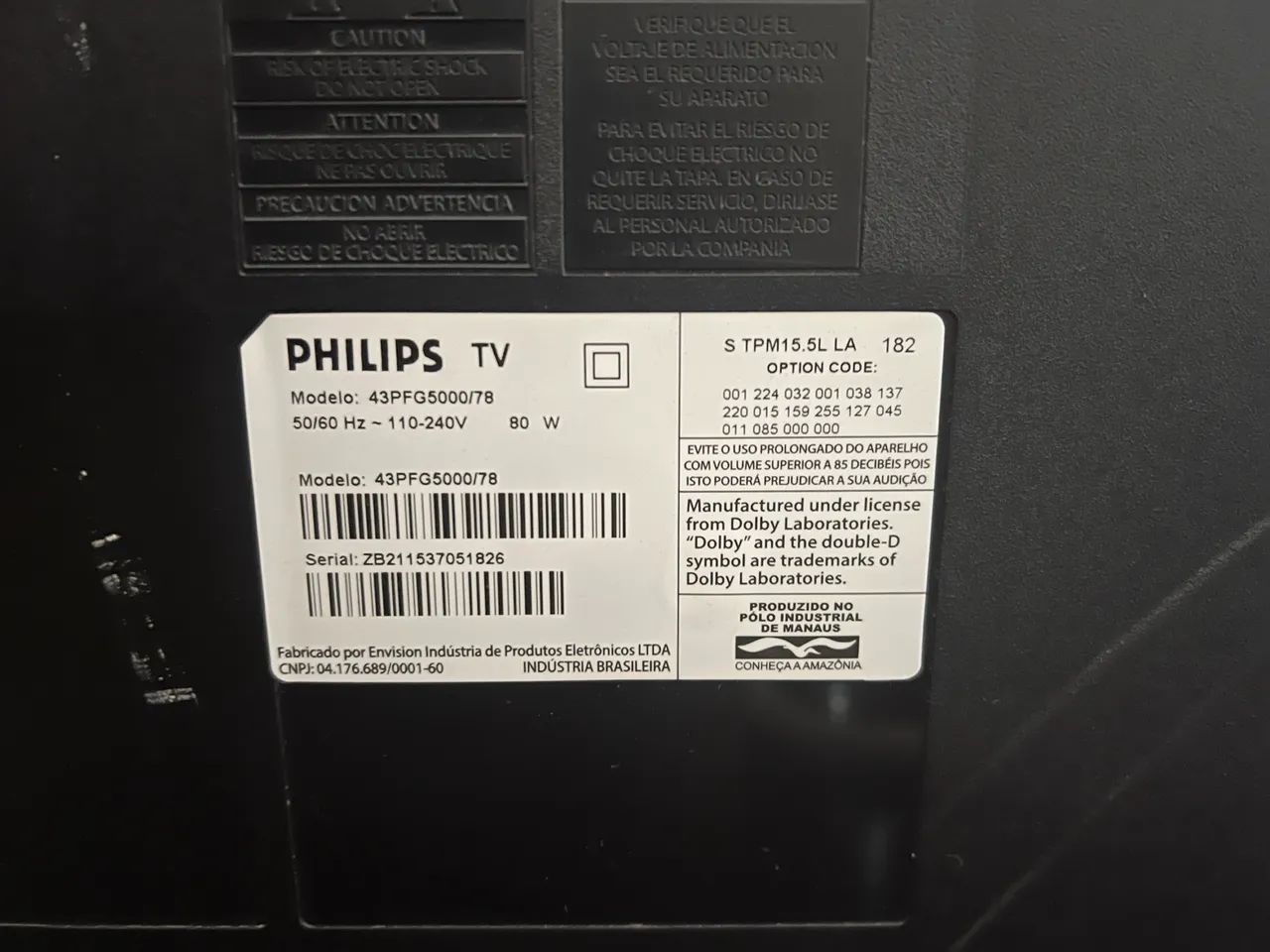 TV Phillips 43 polegadas  - Foto 4