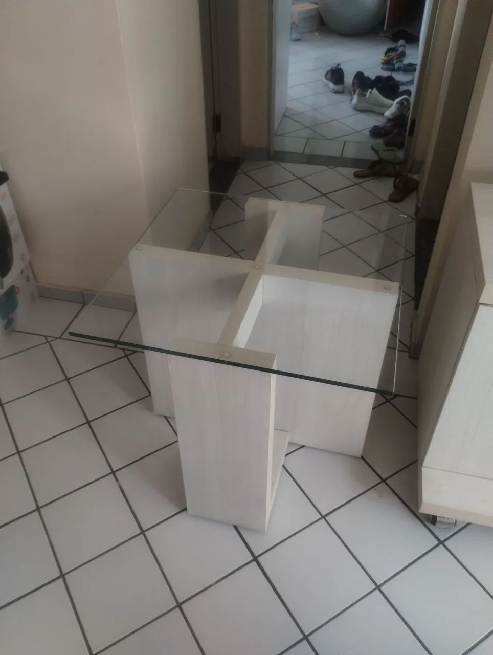 Conjunto Rack e mesa de canto pra sala  - Foto 4