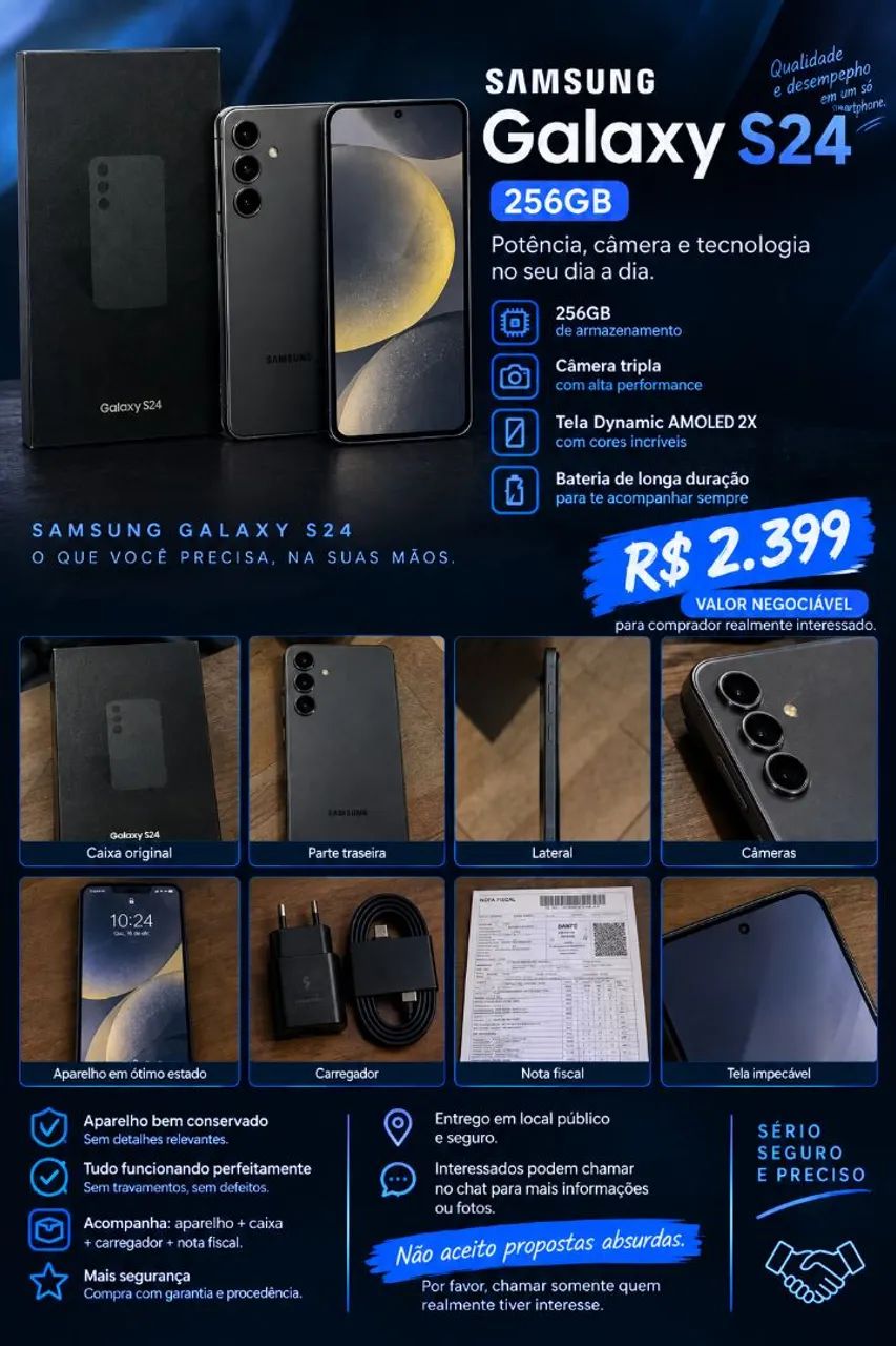Samsung Galaxy s24 256GB