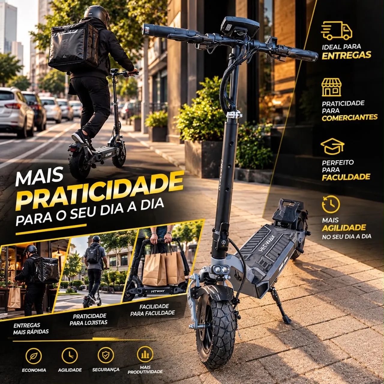 Patinete elétrico 1000W - Foto 2