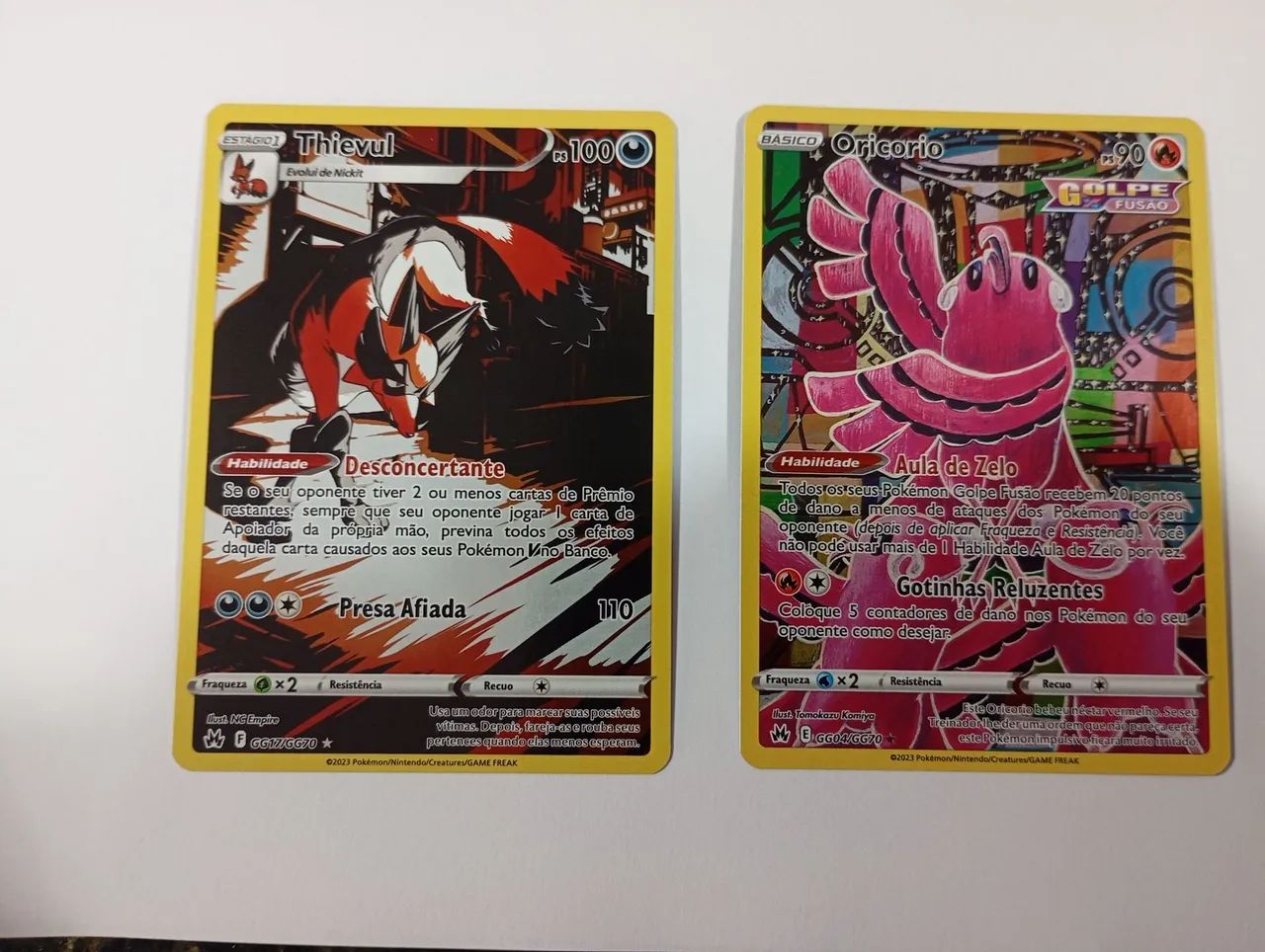  2 Cartas pokémon coleção galeria de Galar  - Foto 2