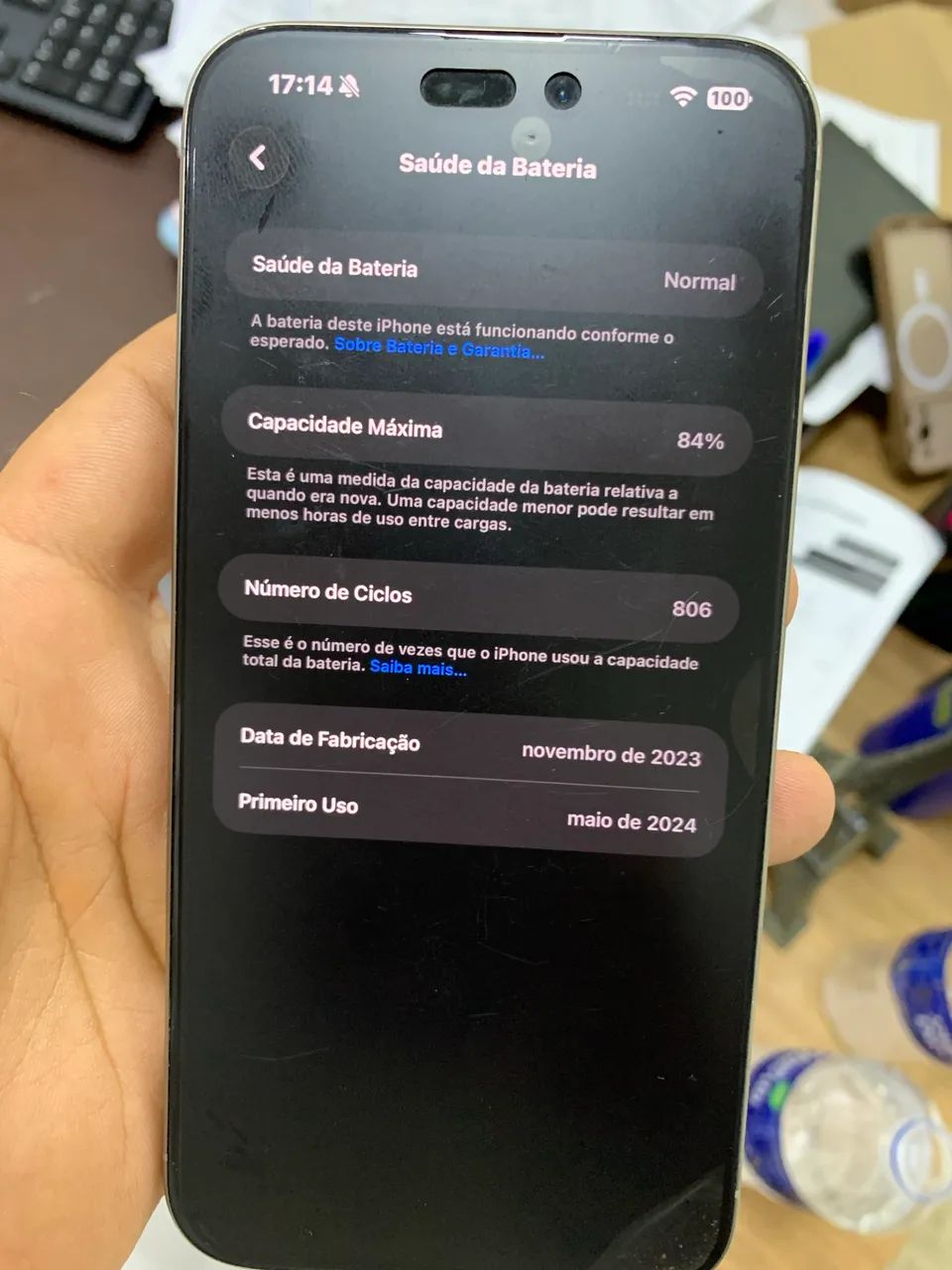 IPhone 15 Pro Max Cinza - Foto 3