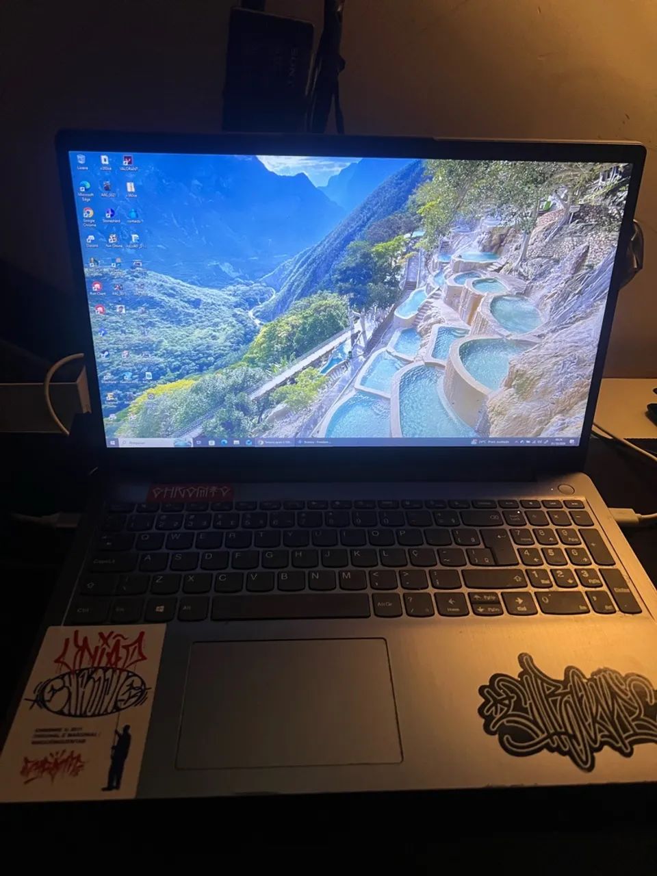 NOTEBOOK LENOVO RYZEN 5 5500u troco em Pc - Foto 2