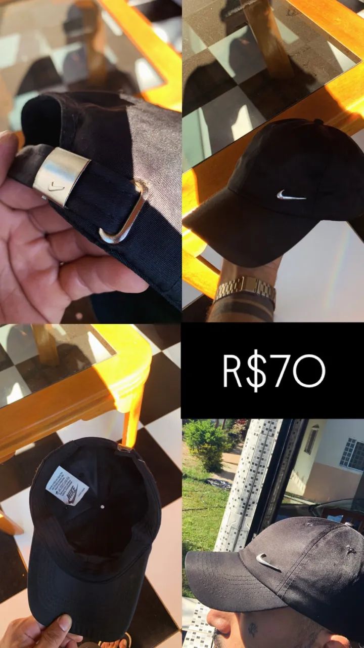 Boné Nike preto - Foto 2