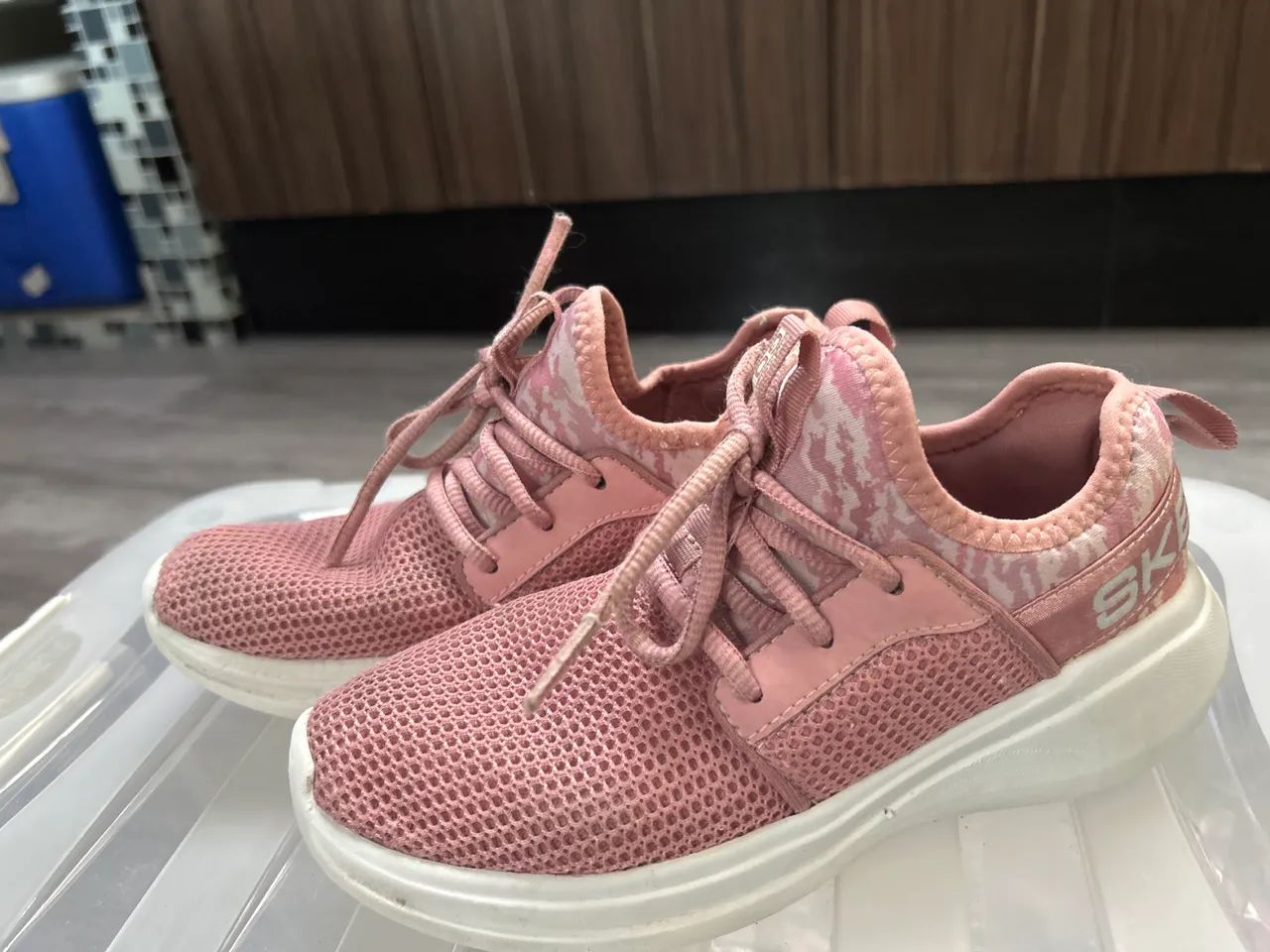Tenis Skechers rosa