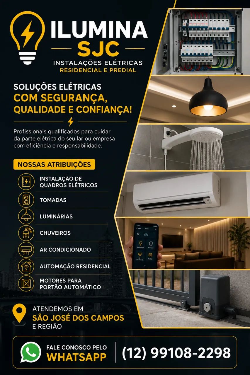 ? ILUMINA SJC | INSTALAÇÕES ELÉTRICAS ?