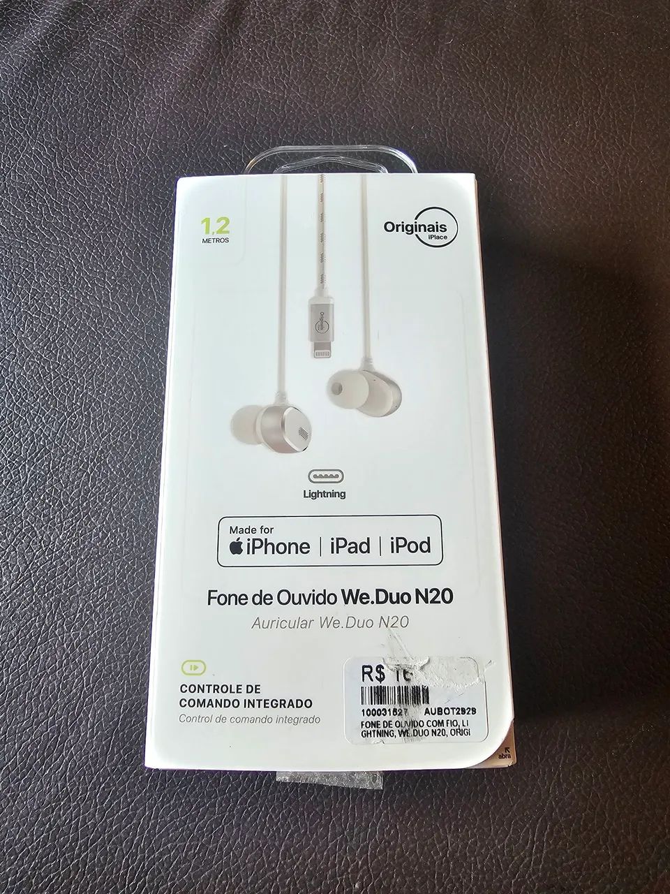 Fone de ouvido para  iPhone .duo n20