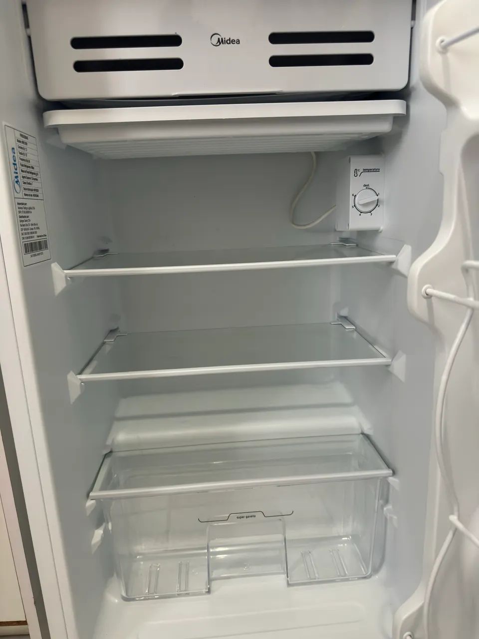 Frigobar Midea MRC10B1 Branco 93L - Foto 3