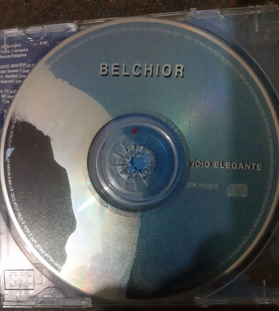 Cd / Belchior  / Vício Elegante  / 1996 / Raríssimo  - Foto 3