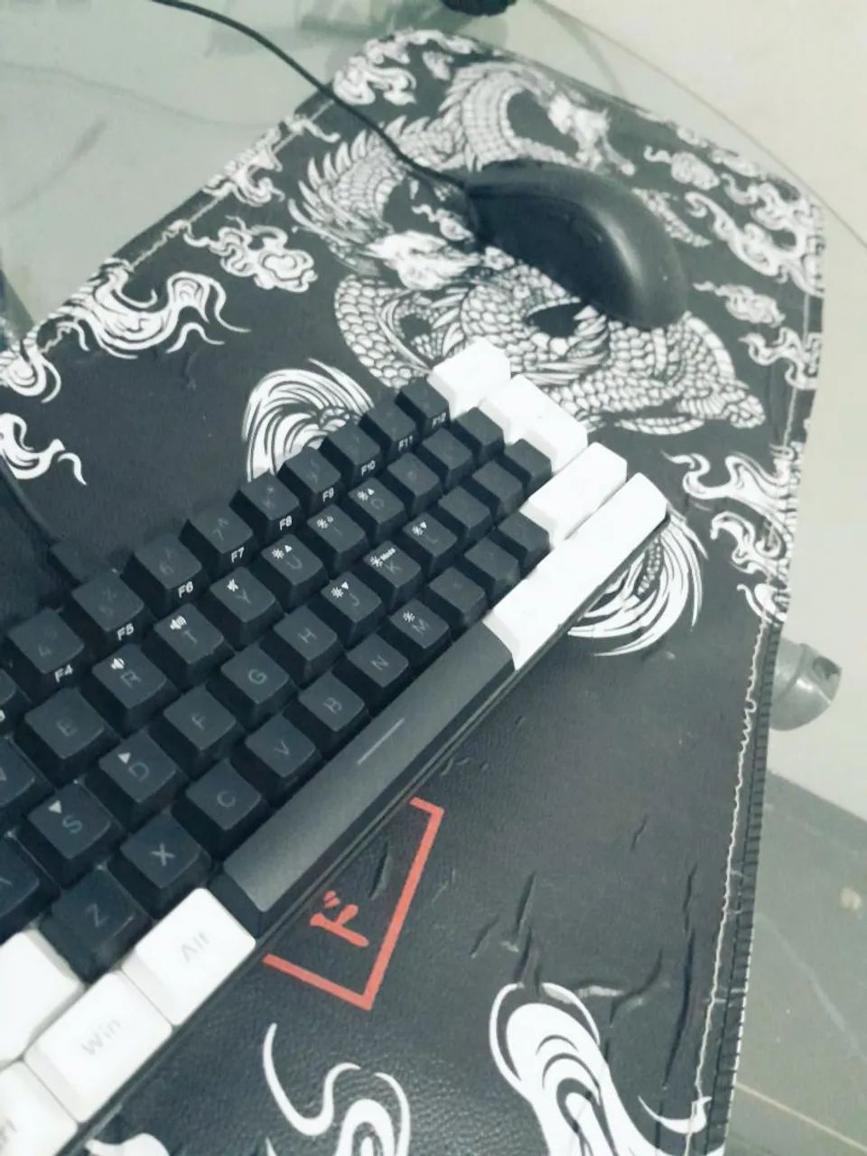 KIT TECLADO, MOUSE E MOUSEPAD.