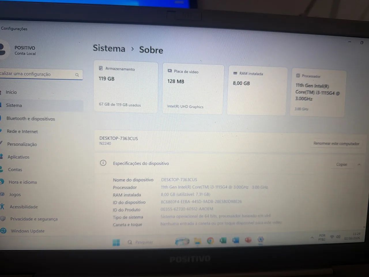 Notebook Positivo i3 10 geração  - Foto 5