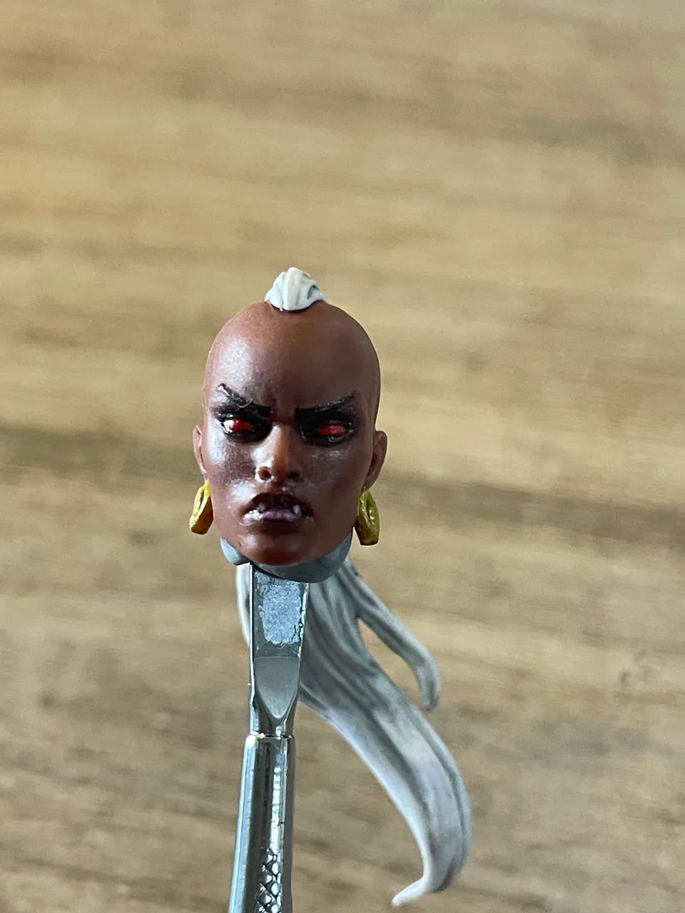 Head tempestade vampira 1/12 Marvel legends  - Foto 2