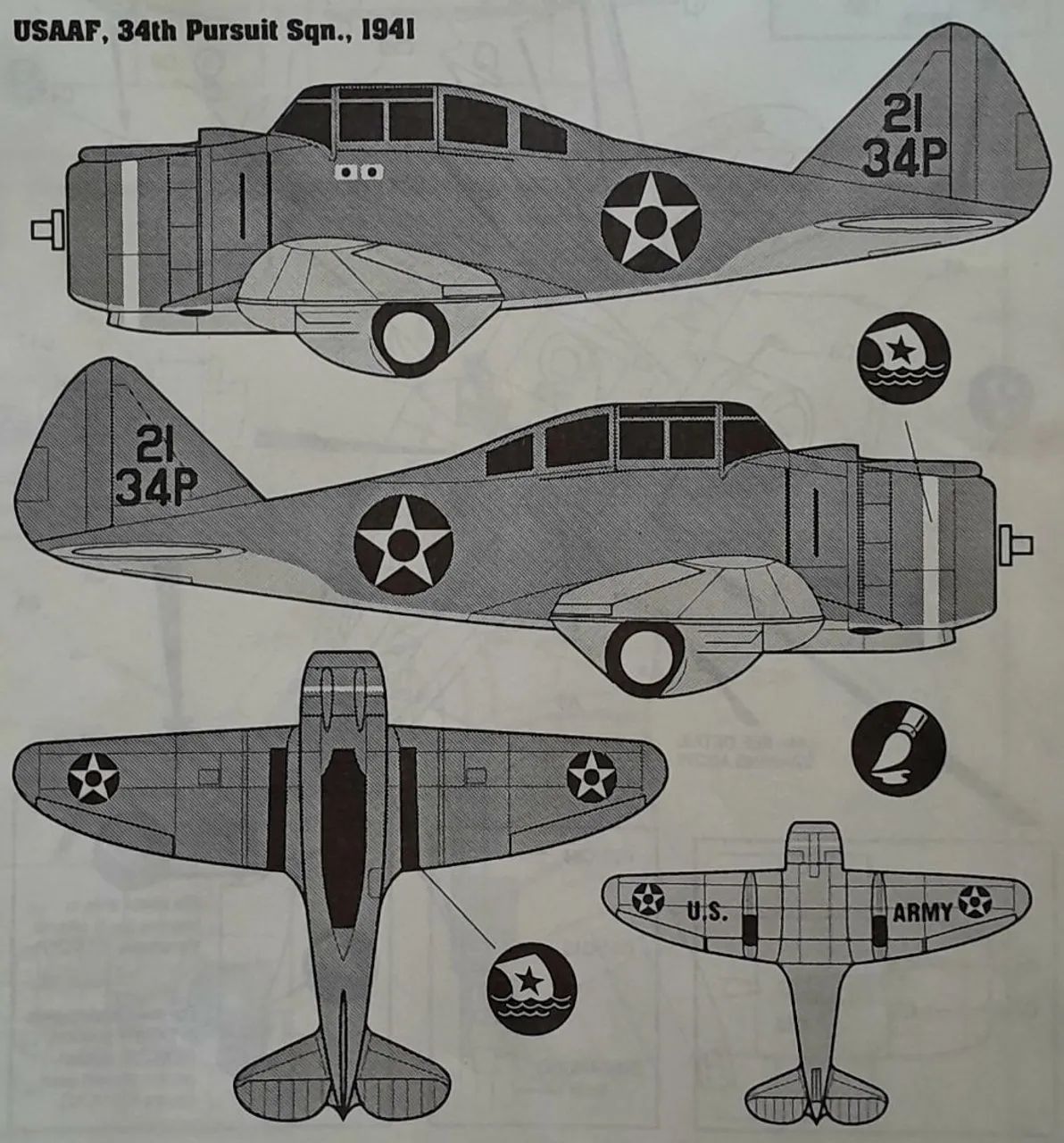 Seversky P-35A 1/48 Hobbycraft - Foto 4