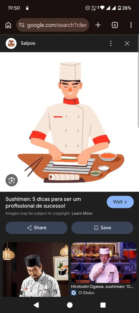 Vaga para sushimen 
