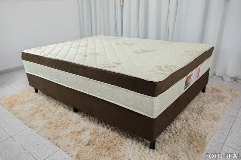 Cama de casal conjugada ( espuma ou mola)  