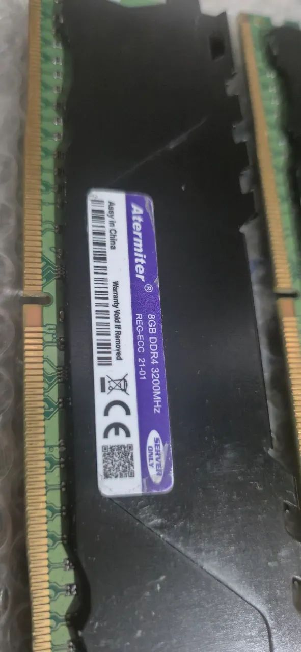 Memória RAM Atermiter 8GB DDR4 3200MHz ECC REG - Servidor - Foto 4