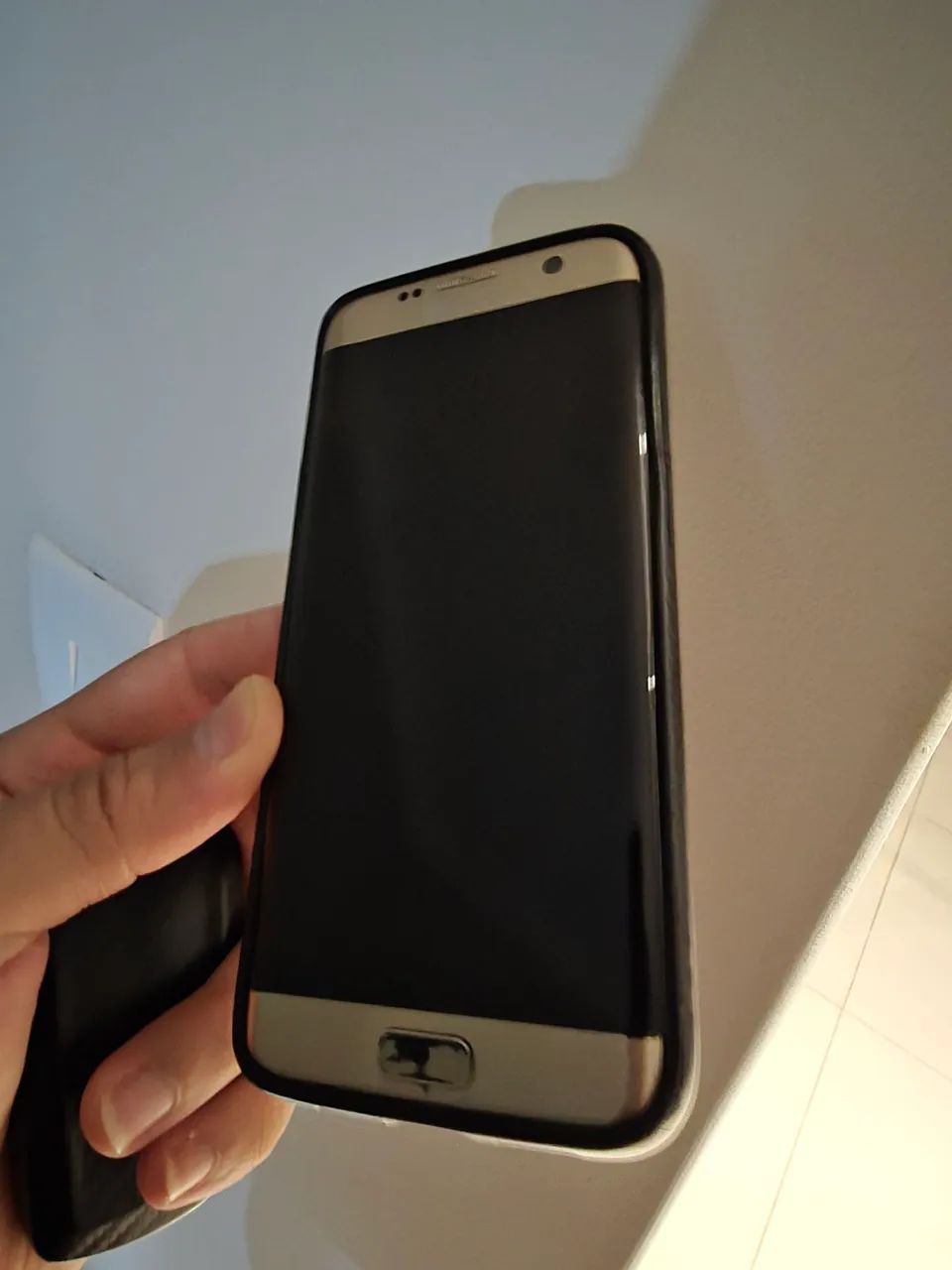 Samsung S7 Edge dourado - Foto 2
