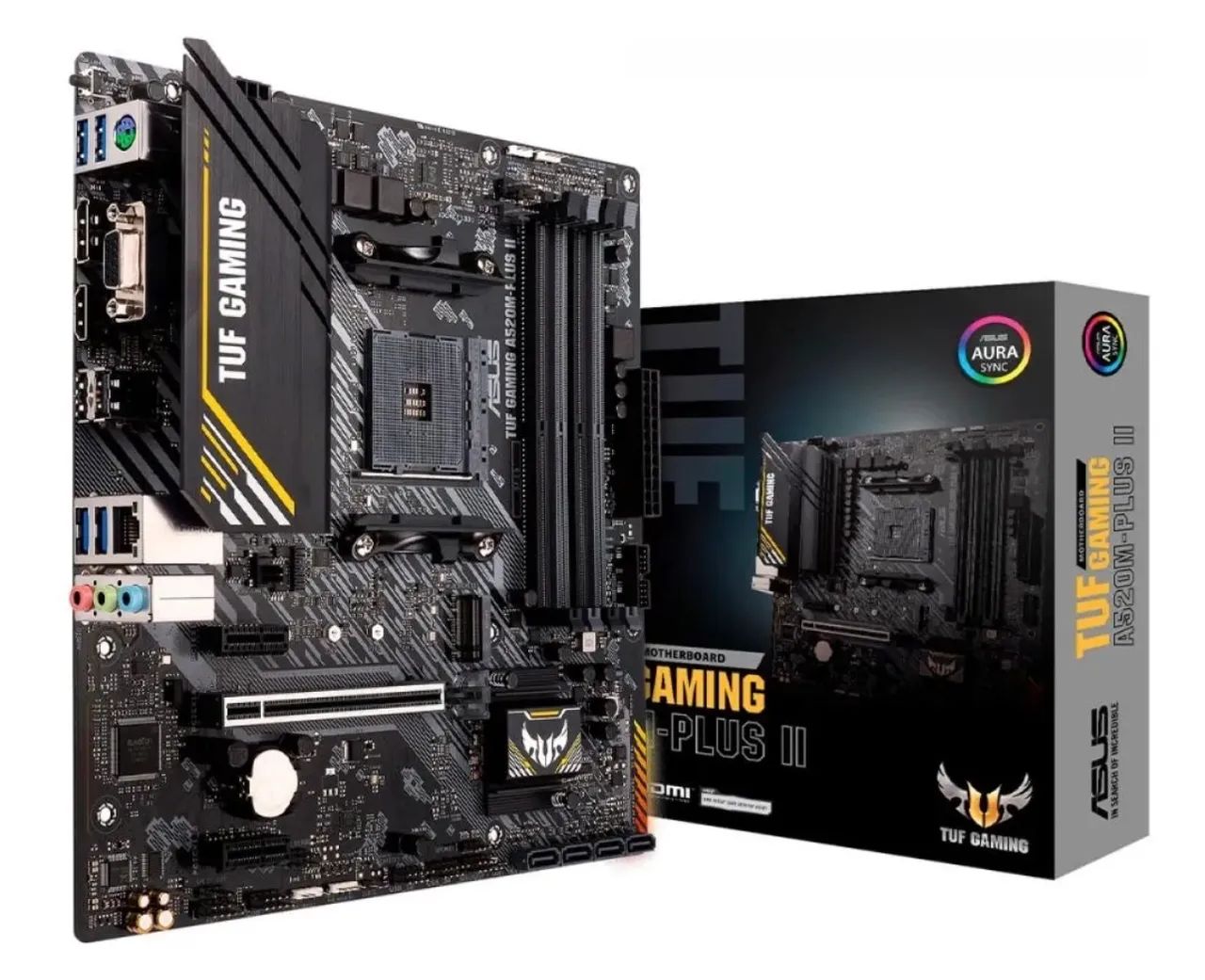 Placa Mãe Asus Tuf Gaming A520m - Plus II - Foto 4