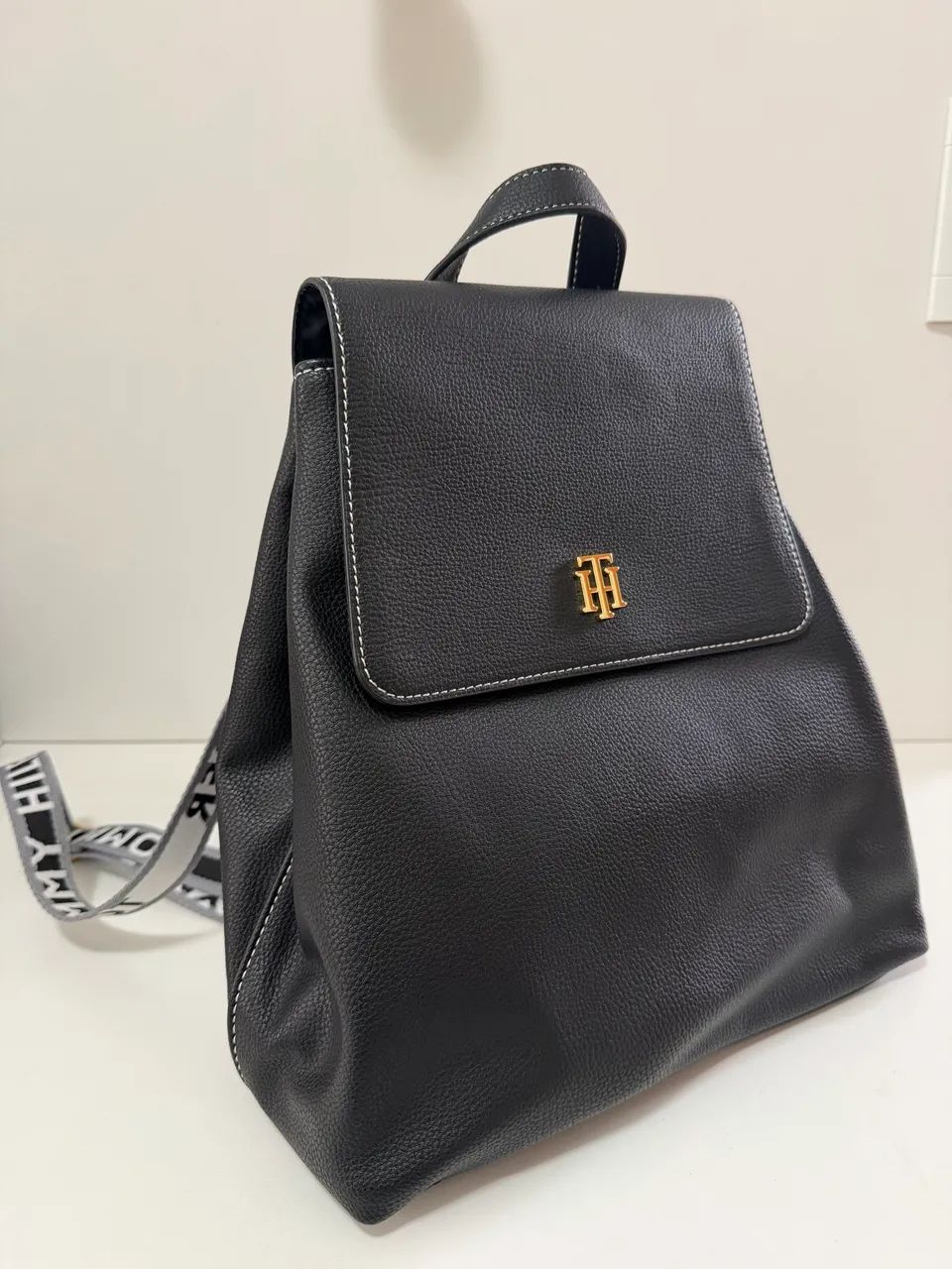 Mochila Tommy Hilfiger preta, nova, original