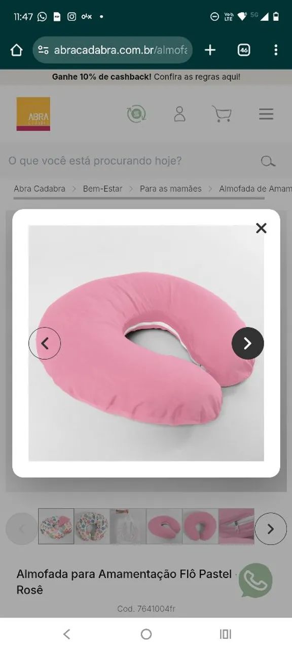 Almofada de amamentação Abra - Foto 2
