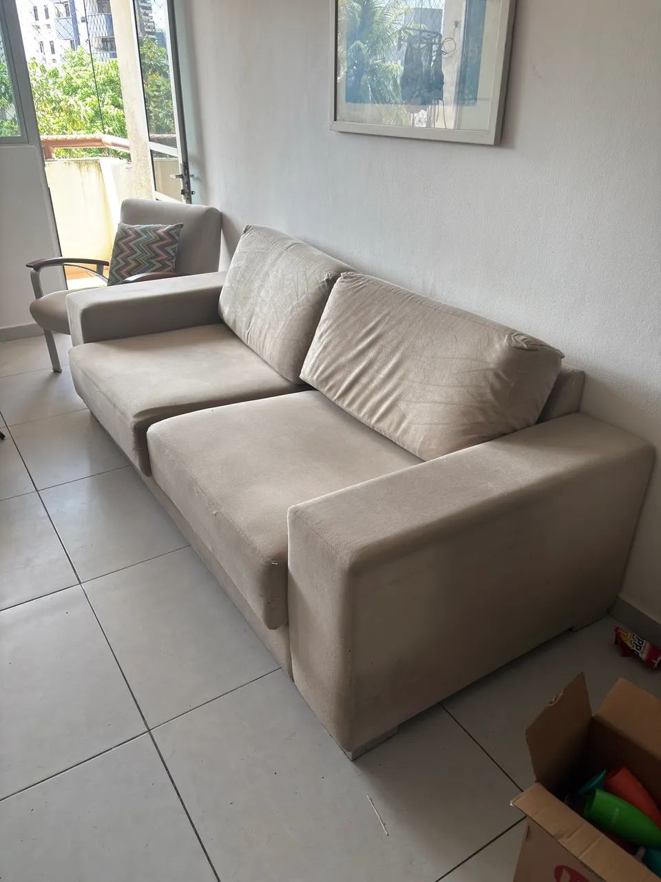 Sofá retrátil de 3 lugares - Foto 5