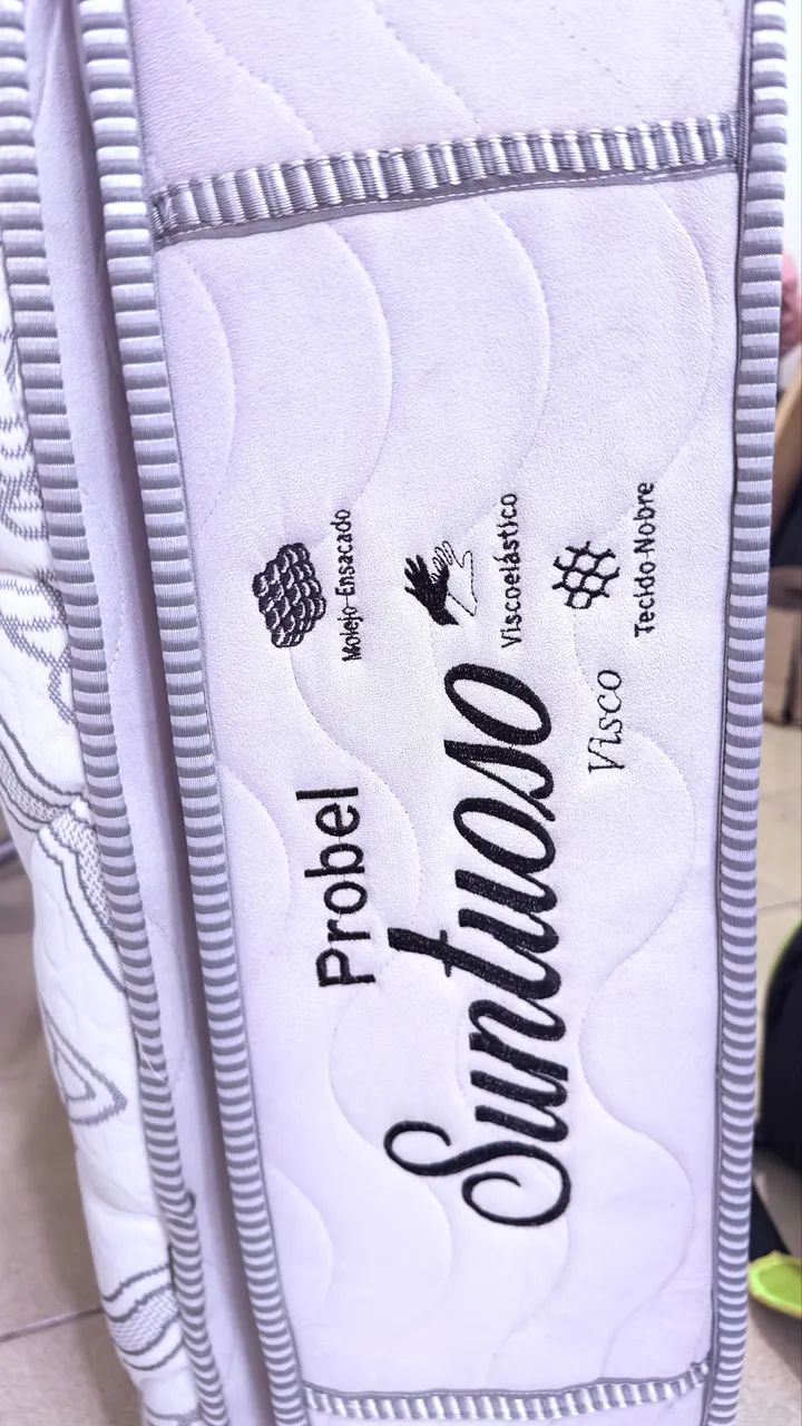 Colchão Probel e base box Solteirão  - Foto 2