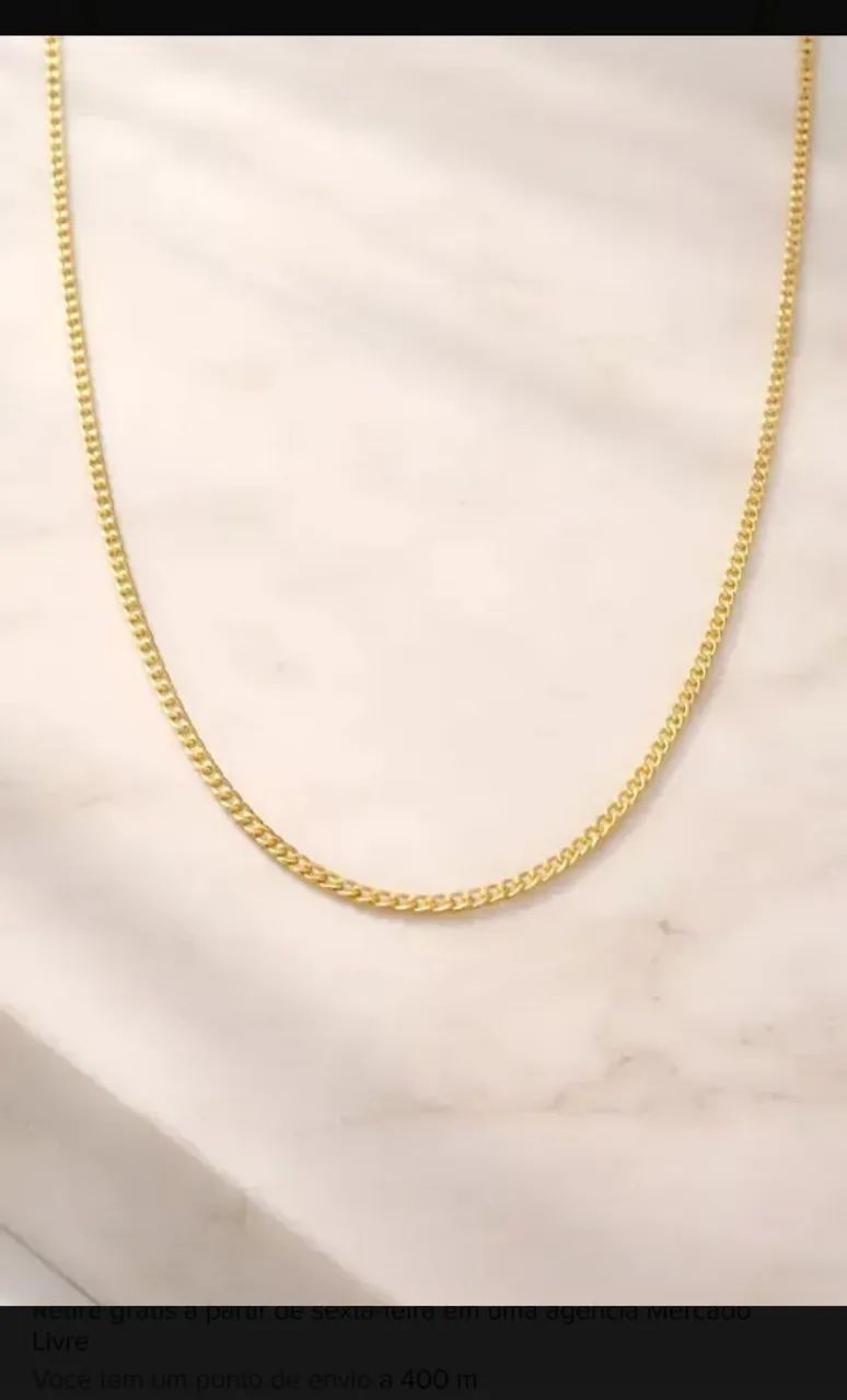 Corrente Groumet de Ouro 18k 750