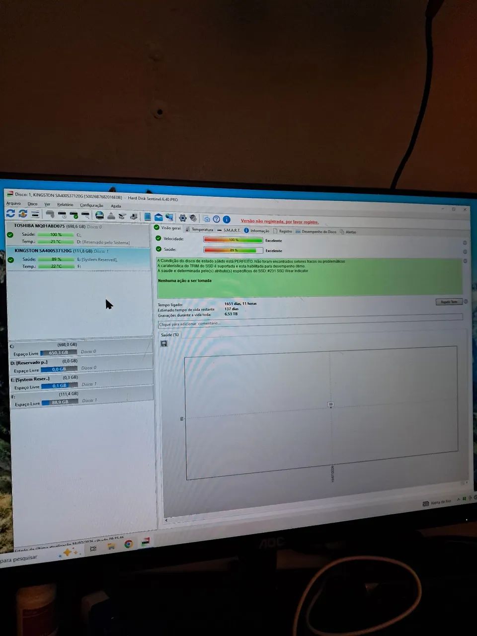 Ssd sata kingston 120gb - Foto 5