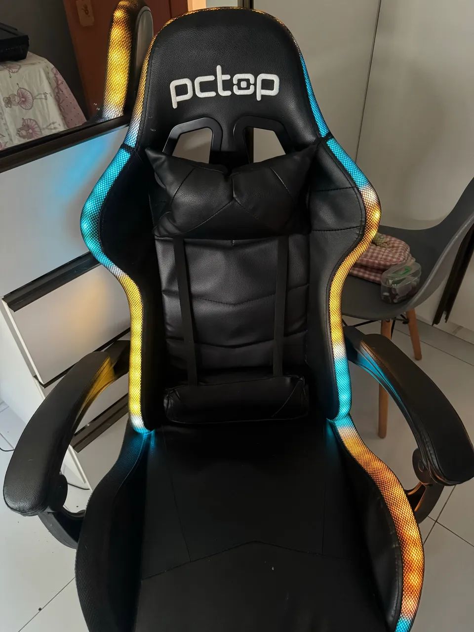 Cadeira gamer com led  - Foto 3