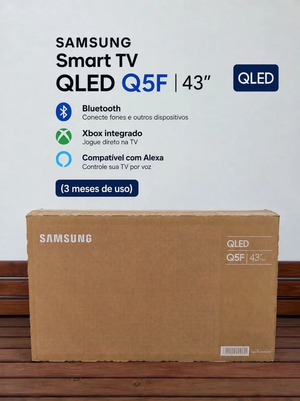 SMART TV 43 QLED SAMSUNG Q5F - Foto 2