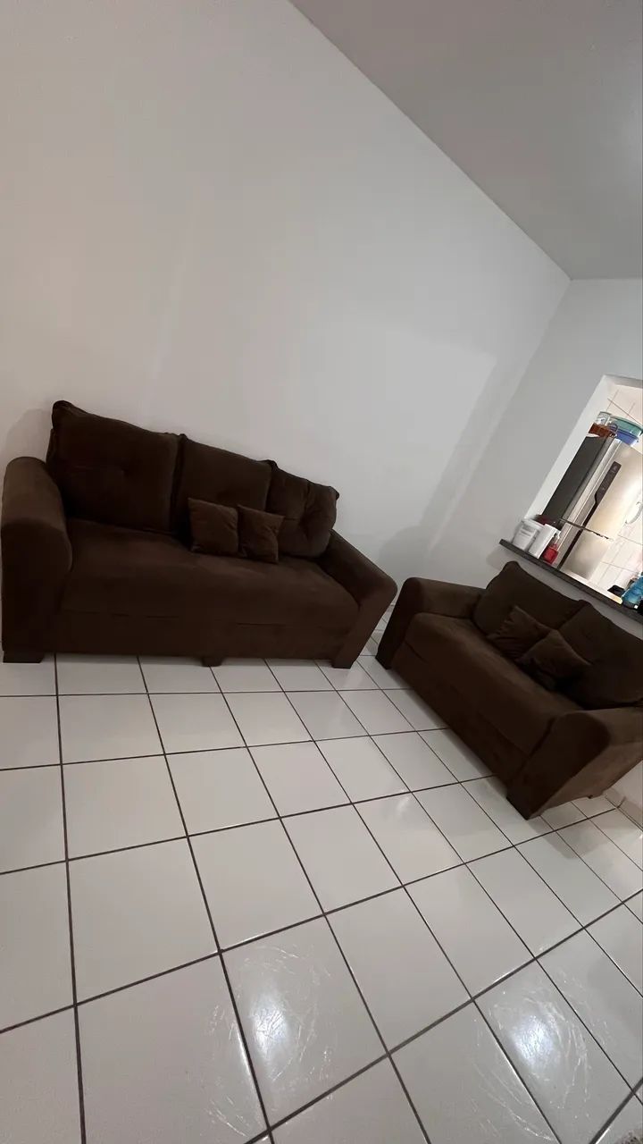 Conjunto sofá 2 e 3 lugares