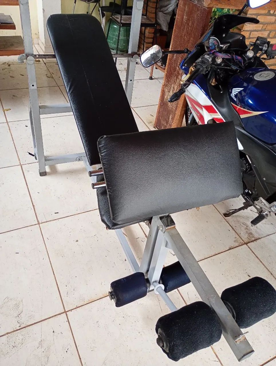 Banco musculação, cadeira extensora e flexora  - Foto 3