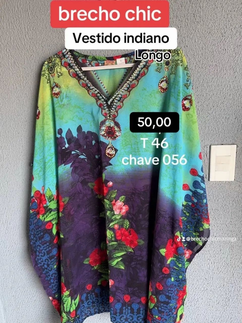 vestido indiano longo
