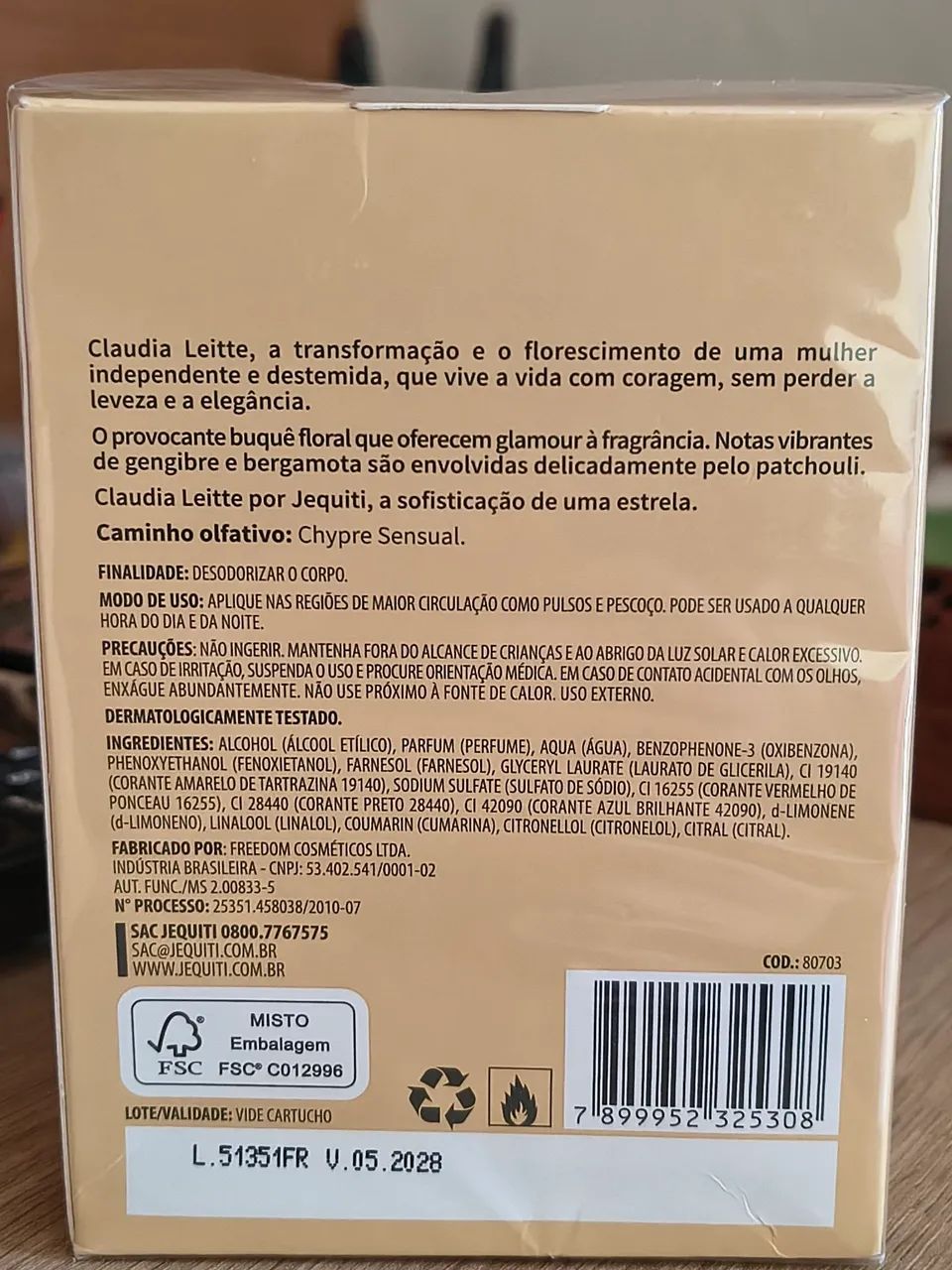 Kit Colônias Cláudia Leite Jequiti  - Foto 4